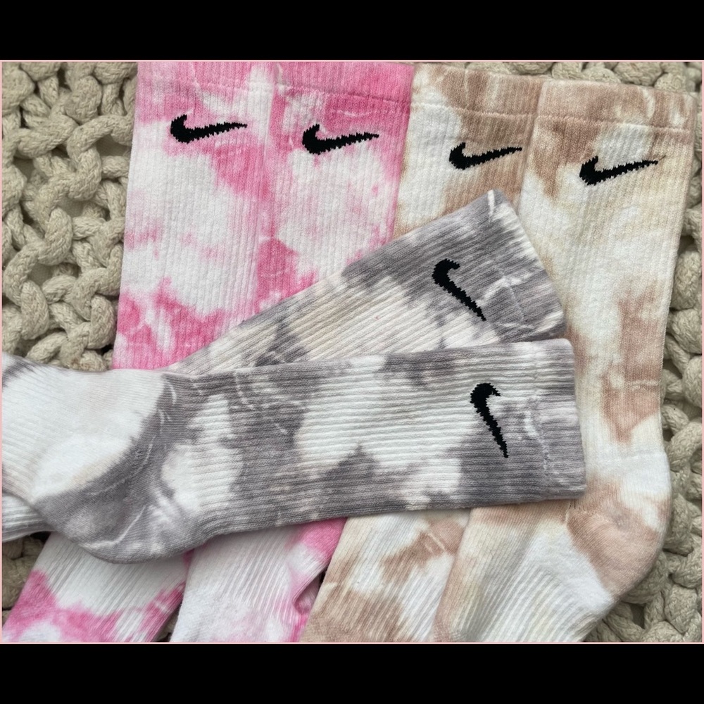 TyeDye Nike socks